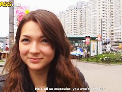 Порно русское онлайн познакомились на улице