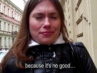Русское порно снял на улице за деньги